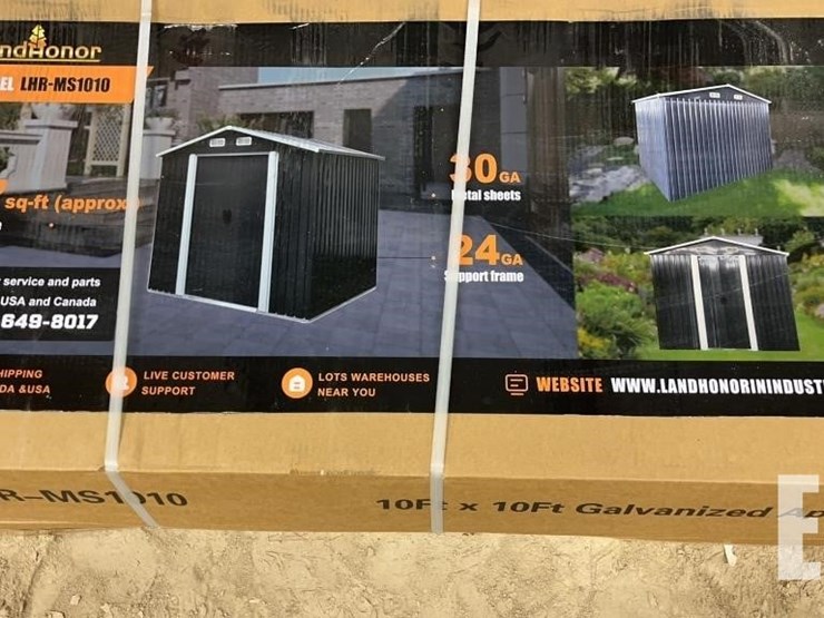 landhonor-10ft-x-10ft-galvanized-metal-shed-image-2