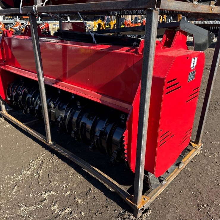 New GiYi Co 72in Hydraulic Skidloader Mulcher Attachment Model 72PRO