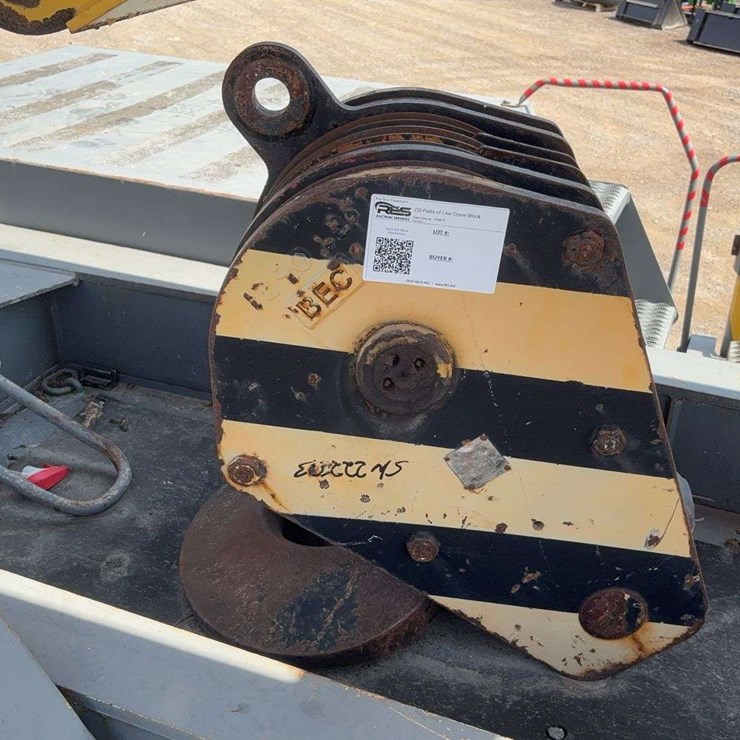 (5) Parts of Line Crane Block