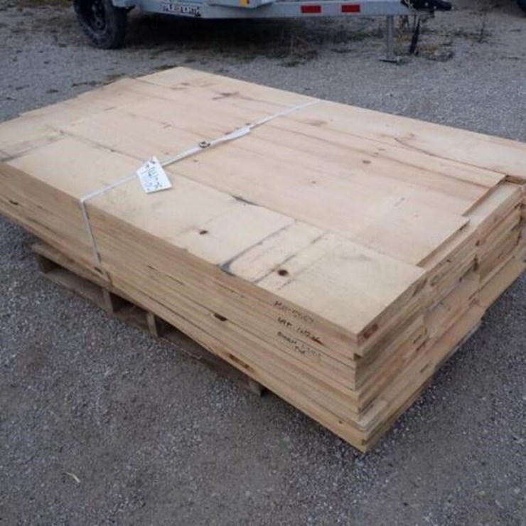 Qty Of (64) 1 In. x 12 In. x 6 Ft Rough One Side A