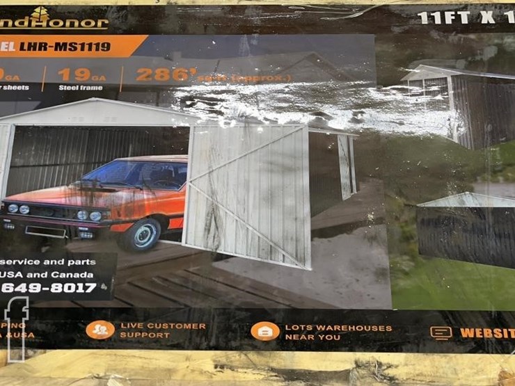 landhonor-11ft-x-19ft-metal-garage-shed-image-2