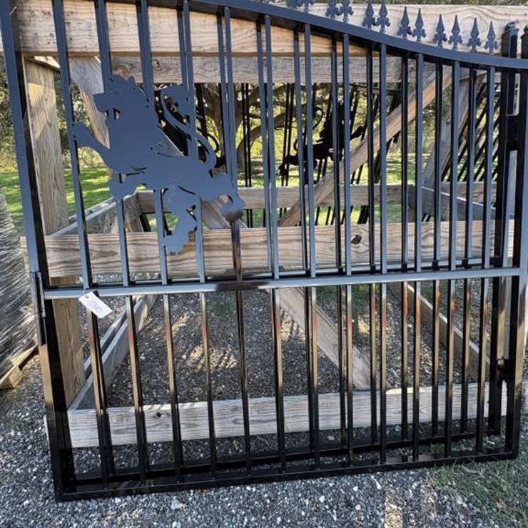 #112 • Pair of Lion Iron Gates