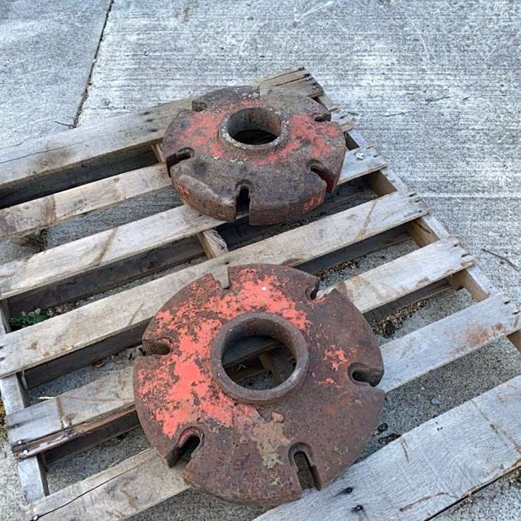 2 Case wheel weights