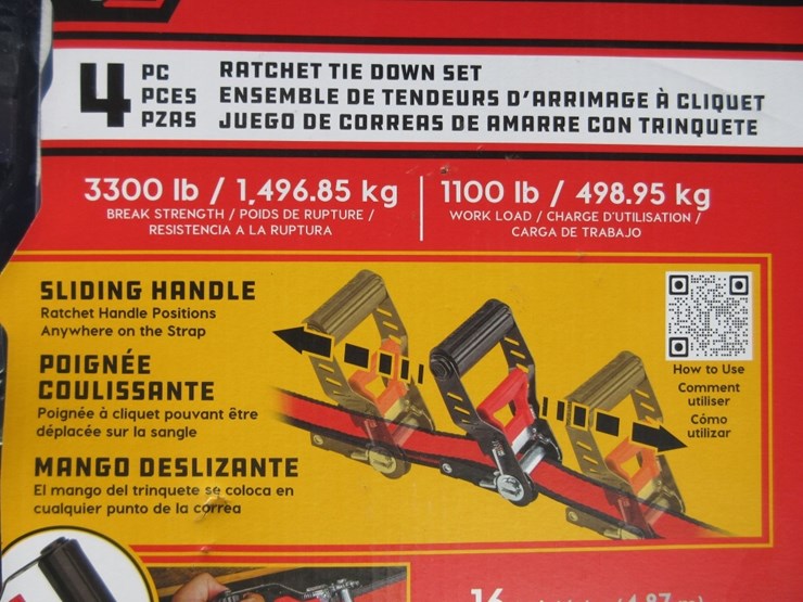 (4)-new-unused-power-built-ratchet-straps-image-3