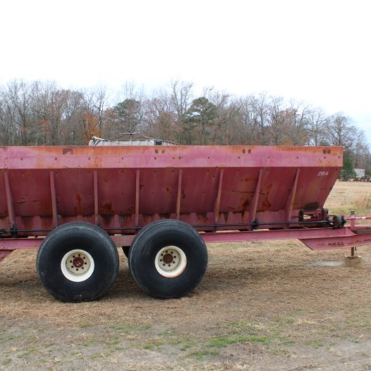 2001 SUSSEX MACHINE WORKS MANURE SPREADER 20' MOD PT20 TIRES OK 21.5 L 16.1