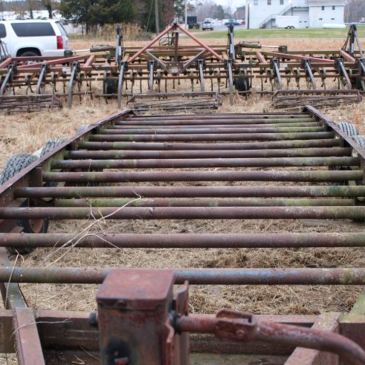 20' TRIPLE AXLE EQUIPMENT TRAILER 18 X 7 DECK 2' BEAVER TAIL HEAVY DUTY JAC