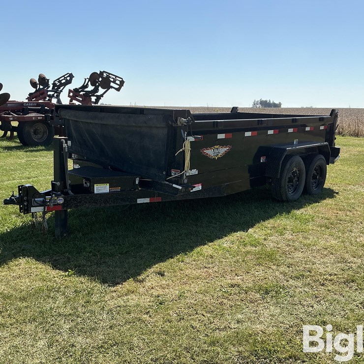 2021 H&H H8314DBW-B-140 14’ T/A Dump Trailer