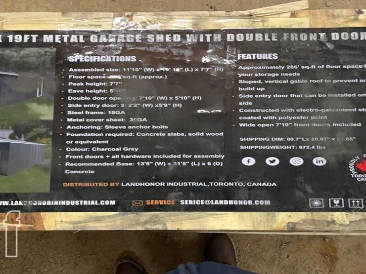 landhonor-11ft-x-19ft-metal-garage-shed-image-3