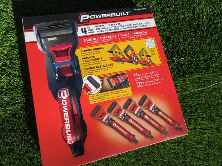 (4)-new-unused-power-built-ratchet-straps-image-1