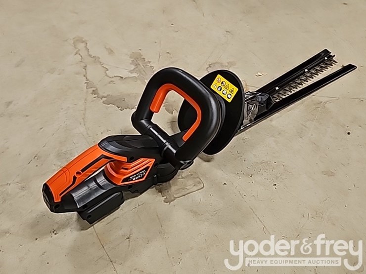 wheel-barrow,-machete-(2-of),-3lb-brass-hammer,-seep-hose,-adjustable-multi-tool-hanger,-black-&-decker-40v-weed-wacker,-trexeen-hedger-image-18