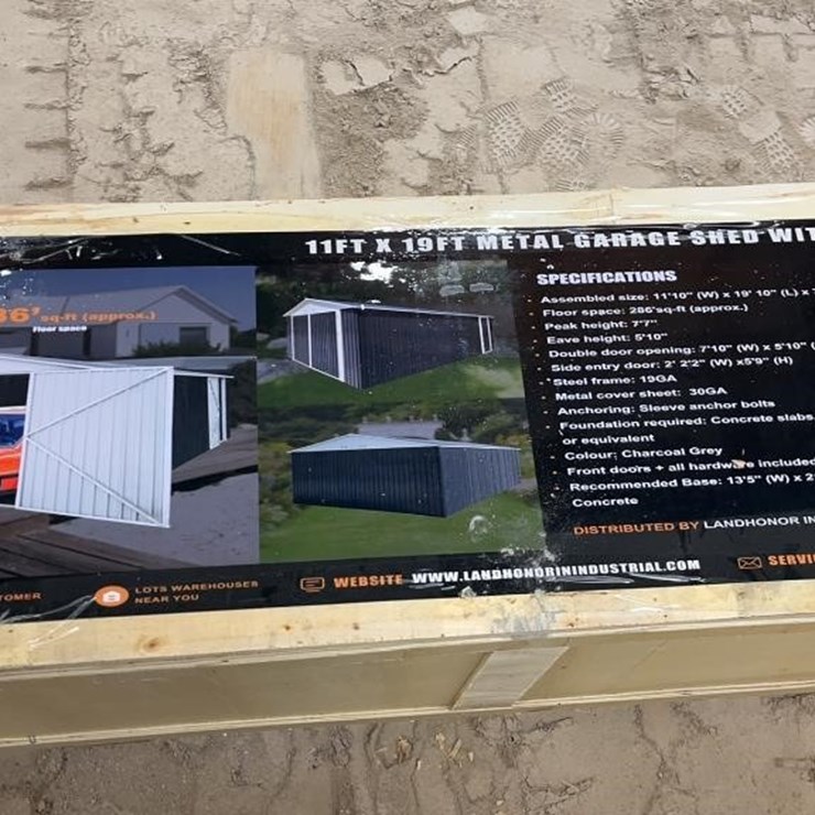 LANDHONOR 11FT X 19FT GARAGE SHED