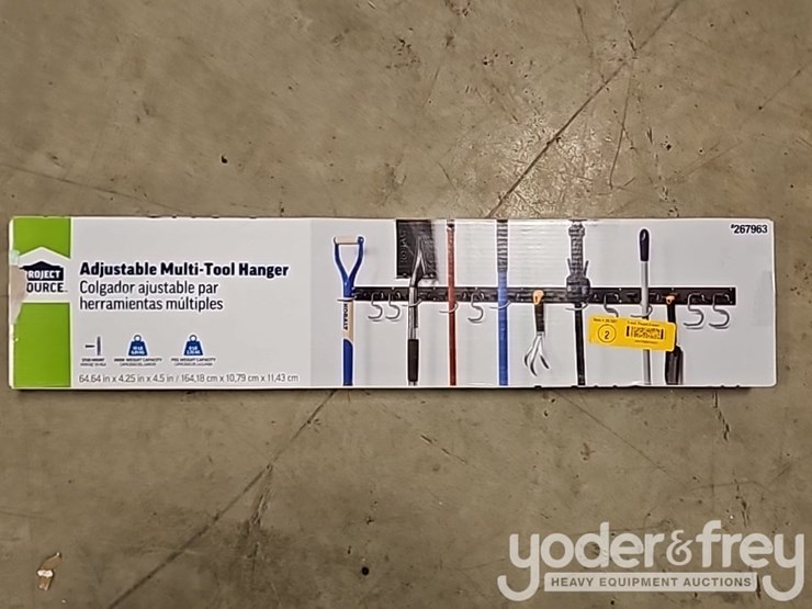 wheel-barrow,-machete-(2-of),-3lb-brass-hammer,-seep-hose,-adjustable-multi-tool-hanger,-black-&-decker-40v-weed-wacker,-trexeen-hedger-image-6