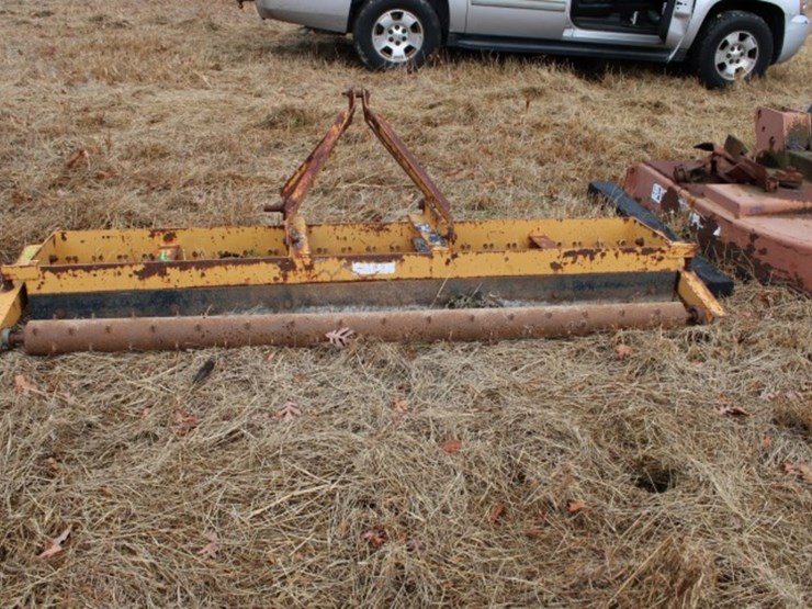 8'-scrape-with-round-rake-on-3-pt-hitch-image-3