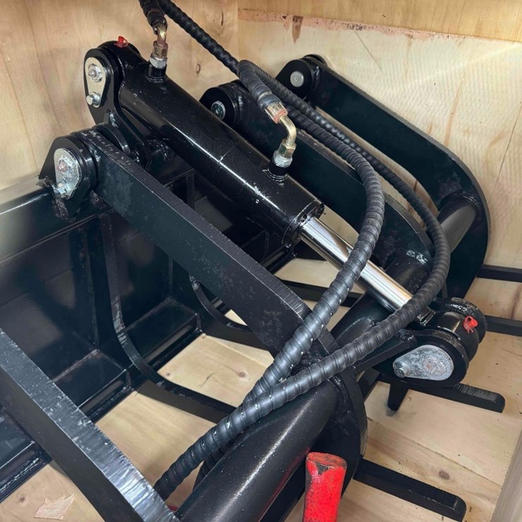 New AGT Co Mini Stand-On Open Bottom Grapple Bucket Model M-HGB