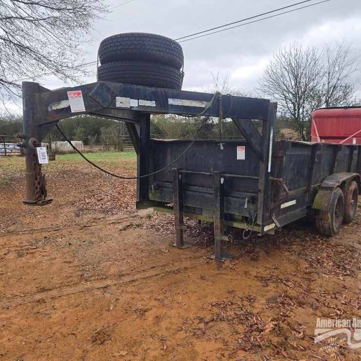 2000 SOUTHERN SALES INC GOOSENECK DUMP TRAILER