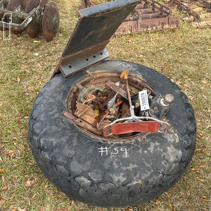 TIRE & RIM, SKID STEER PLATE, MISC HITCHES & PARTS