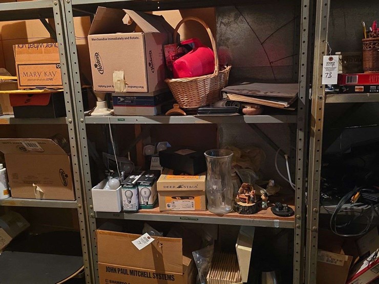 glass-jars,-light-bulbs,-decorations,-paint,-misc.,-shelf-not-included-image-1