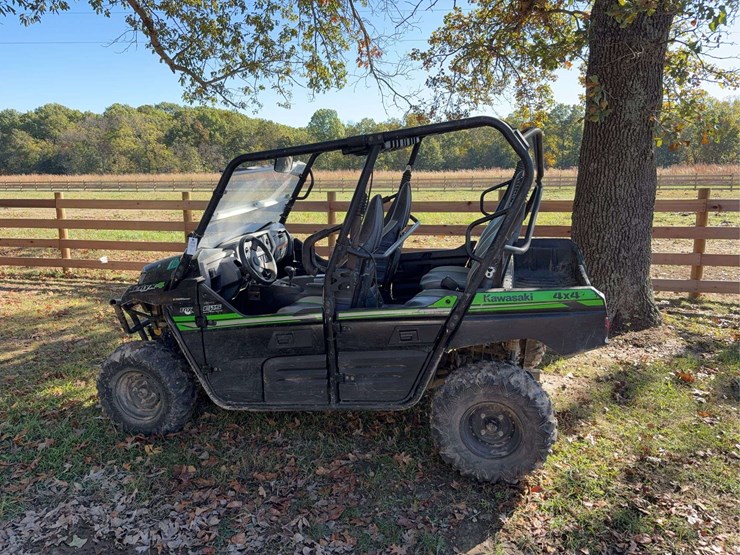 kawasaki-teryx-4-side-x-side,-4-seater,-v-twin-800,-runs-and-operates-as-should,-power-steering,-3,327-miles,-4wd,-front-winch,-rear-dump-bed,-windshield,-doors,-image-2