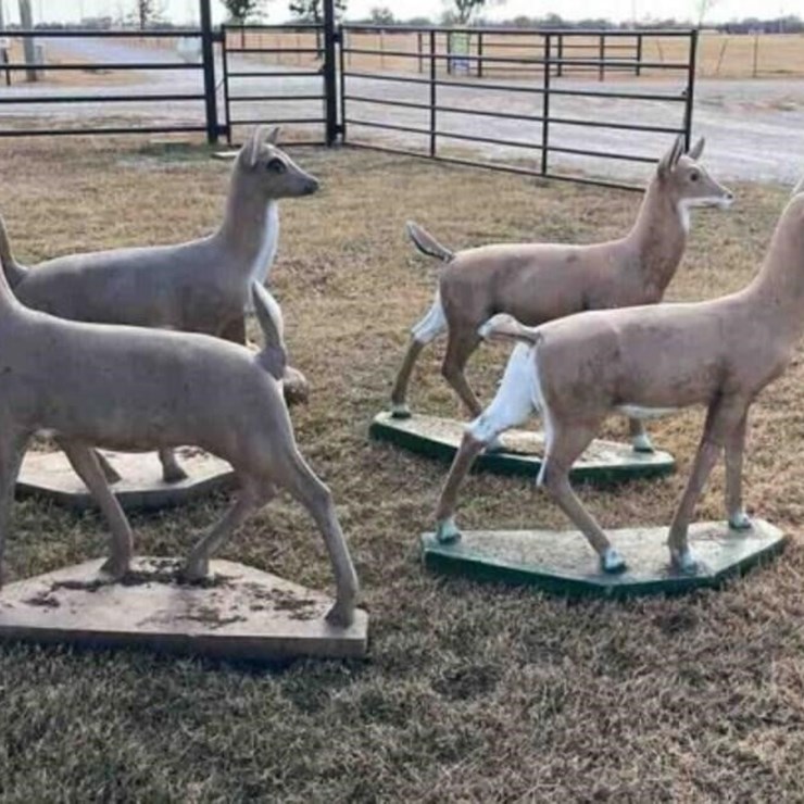 Cement Deer