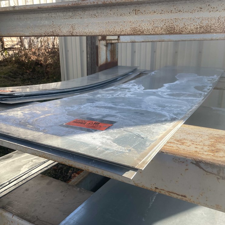 #6002 • (4) Steel Sheet Stock (SHED)