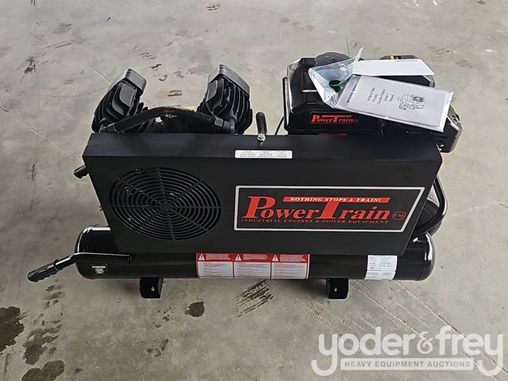 unused-powertrain-10-gal-wheelbarrow/contractor-air-compressor-c/w-v-twin-cast-iron-pump,-135-psi,-11.2-cfm,-212cc-powertrain-engine-(1yr-factory-warranty)-image-3