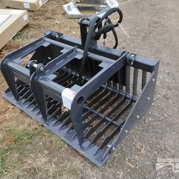 44" SKID STEER ROOT GRAPPLE BKT