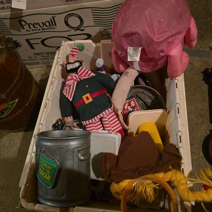 Assortment of kids toys