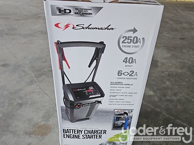unused-250-amp-professional-roll-around-schumacher-wheel-charger-6/12v-image-2