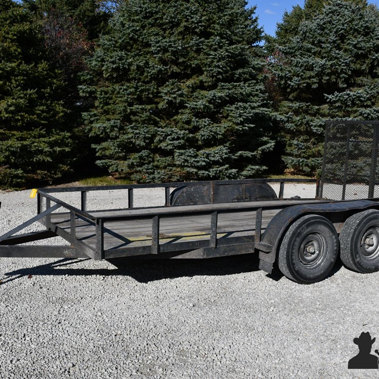 1998 M & M Mfg T/A Utility Trailer