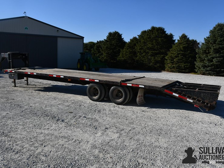 1996-j-rod-100-35tdg-35'-t/a-gooseneck-flatbed-trailer-image-7