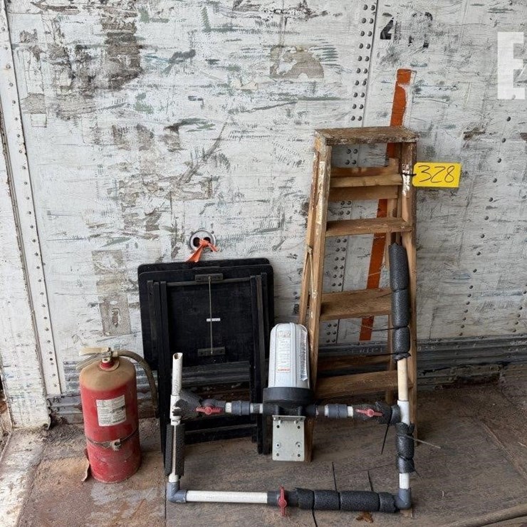 LADDER & TV TRAYS & FIRE EXTINGUISHER