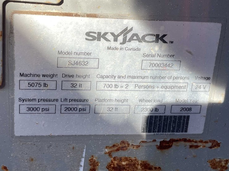 #6230-•-skyjack-4632-scissor-lift-(o9)-image-22