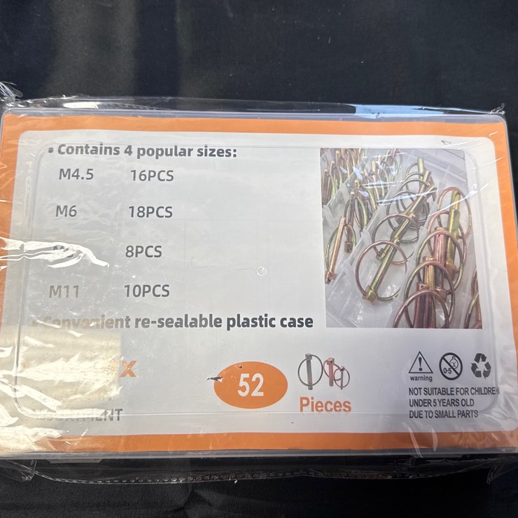 #3063 • 52 Piece Lynch Pin Set
