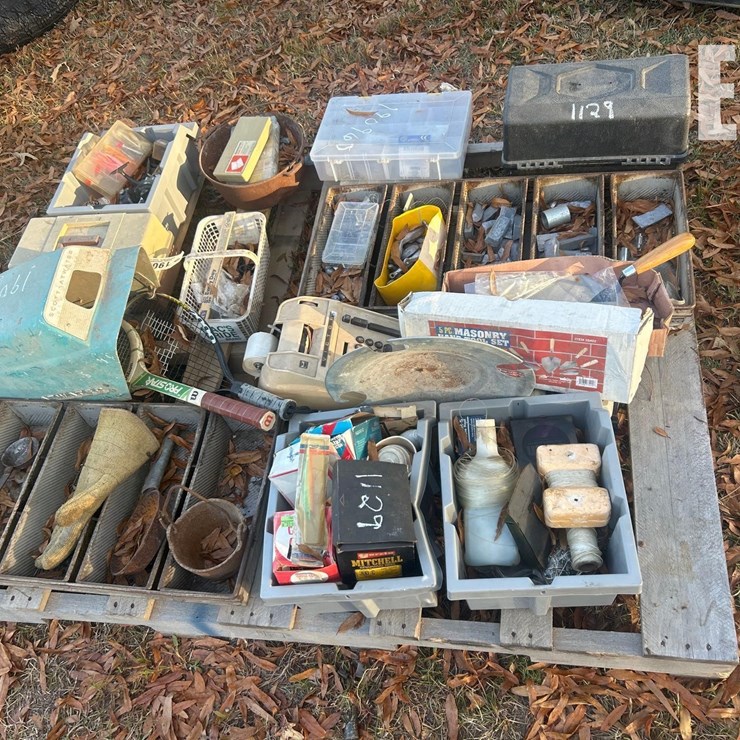 PALLET OF FISHING GEAR