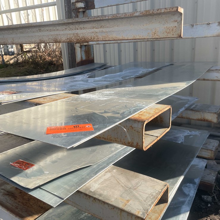 #6001 • (2) Steel Sheet Stock (SHED)