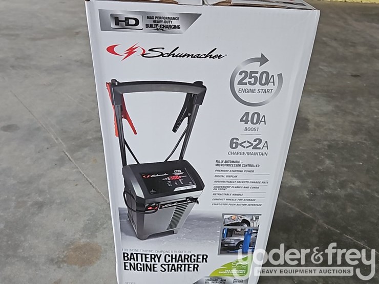 unused-250-amp-professional-roll-around-schumacher-wheel-charger-6/12v-image-2