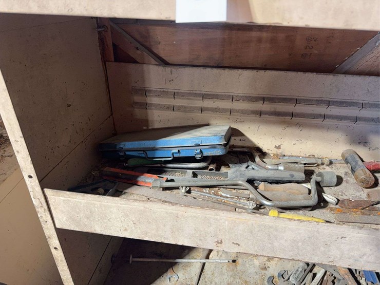 metal-cabinet-with-misc.-tools-and-drill-bits-image-4