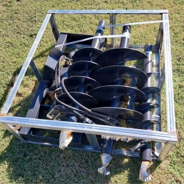 NEW JCT S/S QA HYD Post Hole Auger Set