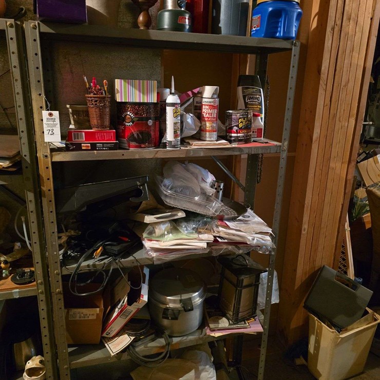 Flex shot, primer, flex seal, lantern, thermos, paint tray, misc. shelf not included