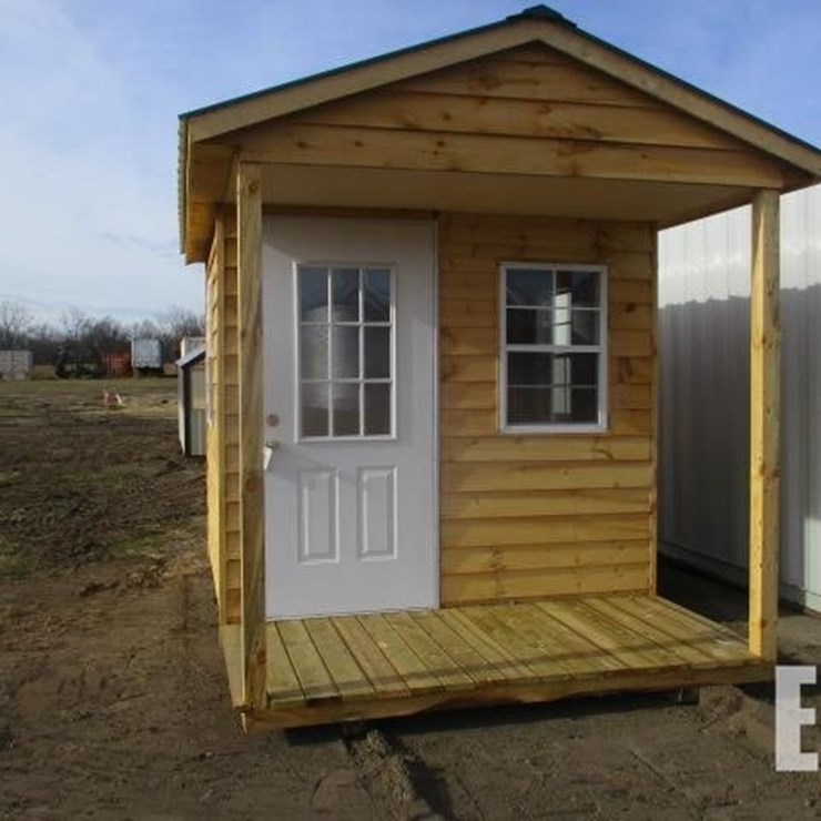 12X8 CABIN 12X8 CABIN WITH PORCH WINDOWS MAN DOOR