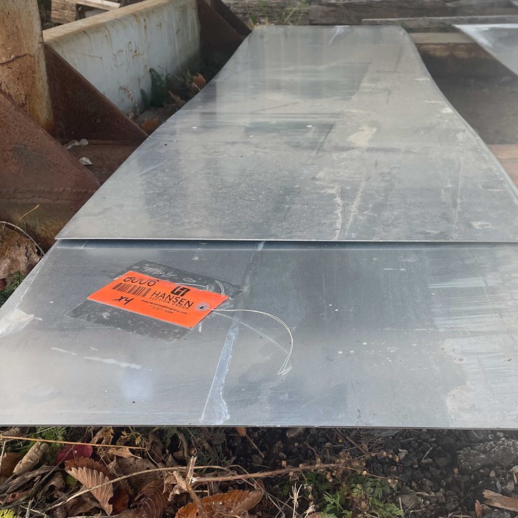 #6006 • (4) Steel Sheet Stock (SHED)