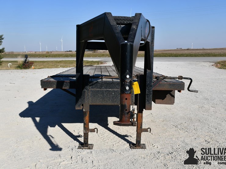 1996-j-rod-100-35tdg-35'-t/a-gooseneck-flatbed-trailer-image-2