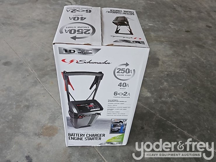 unused-250-amp-professional-roll-around-schumacher-wheel-charger-6/12v-image-1