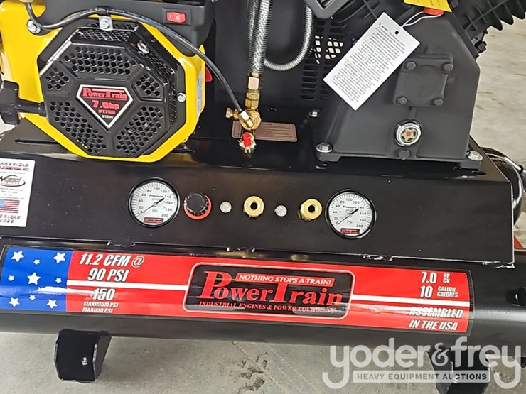 unused-powertrain-10-gal-wheelbarrow/contractor-air-compressor-c/w-v-twin-cast-iron-pump,-135-psi,-11.2-cfm,-212cc-powertrain-engine-(1yr-factory-warranty)-image-9