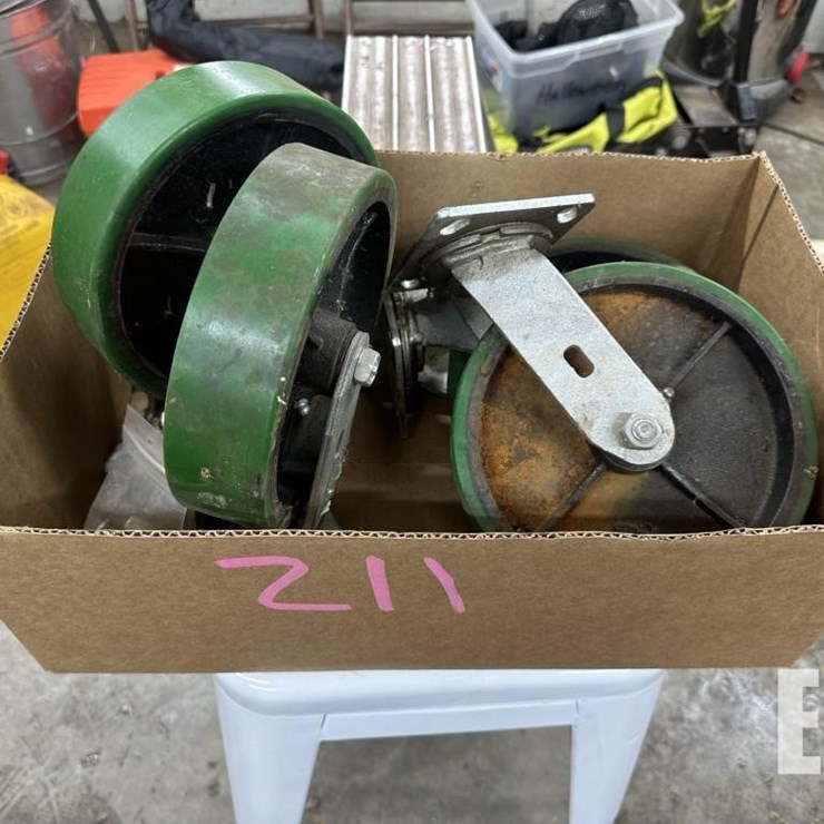 HEAVY DUTY RUBBER CASTER WHEELS