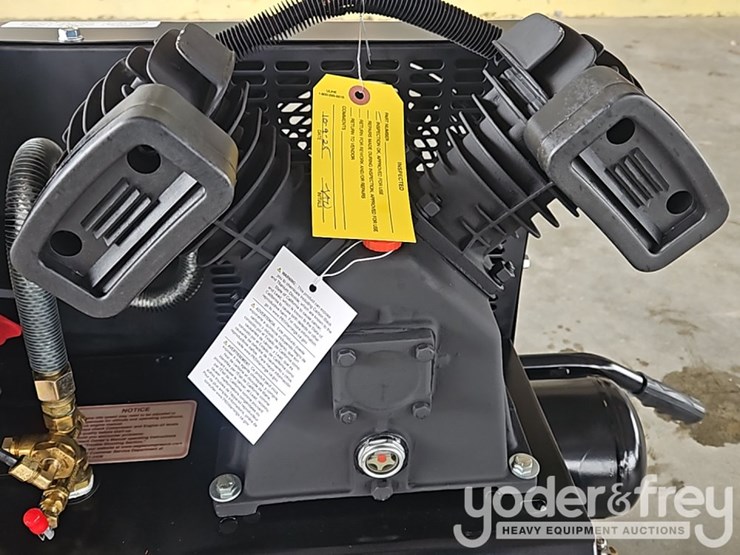 unused-powertrain-10-gal-wheelbarrow/contractor-air-compressor-c/w-v-twin-cast-iron-pump,-135-psi,-11.2-cfm,-212cc-powertrain-engine-(1yr-factory-warranty)-image-5