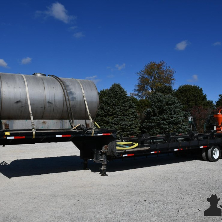 2010 Hooper 42' T/A Drop Deck Seed Tender Trailer