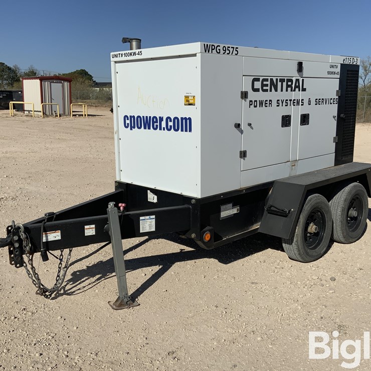 2018 Doosan E115D 100kW T/A Portable Diesel Generator