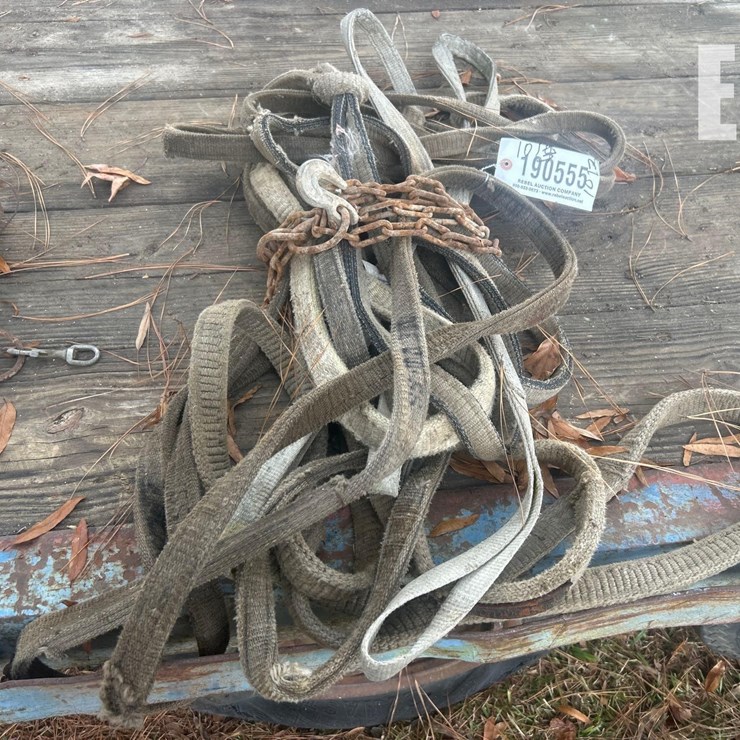LOT OF SLINGS & CHAINS