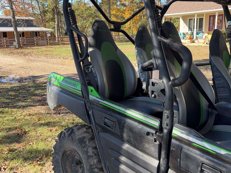 kawasaki-teryx-4-side-x-side,-4-seater,-v-twin-800,-runs-and-operates-as-should,-power-steering,-3,327-miles,-4wd,-front-winch,-rear-dump-bed,-windshield,-doors,-image-4